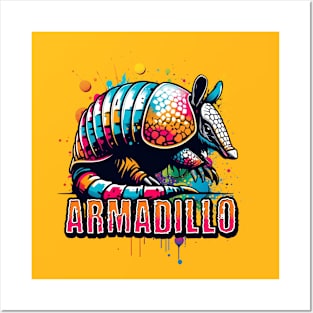 Armadillo Street Art Posters and Art